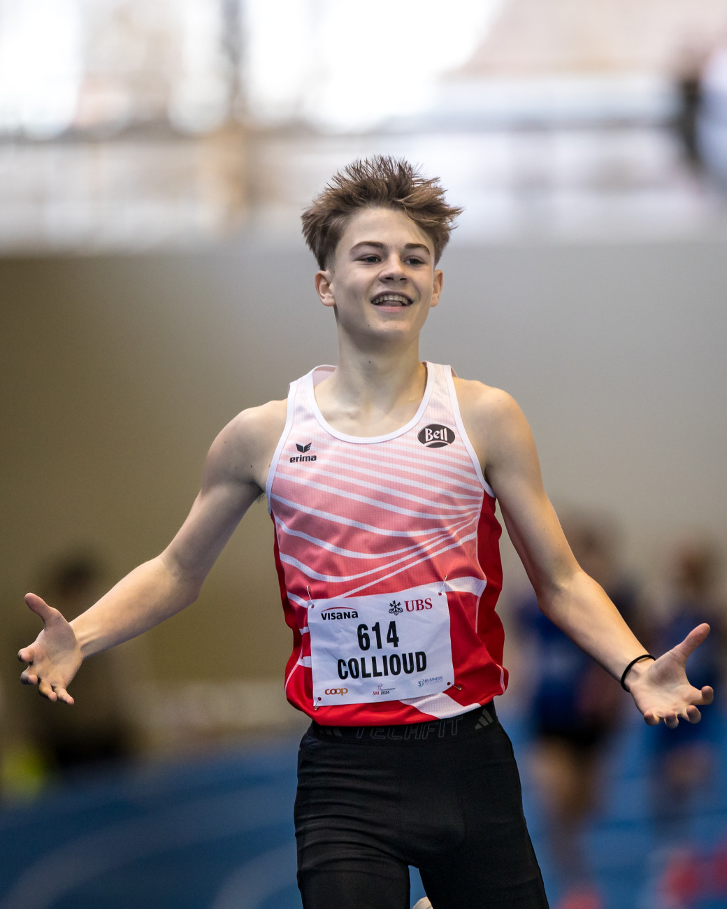 Noah Colliud u16 Indoor Swiss Champion 2024