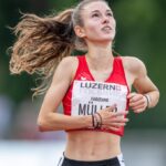 Fabienne Mueller (STV Willisau, SUI, #131) at Spitzen Leichtathletik Luzern in Luzern, Stadion Allmend, on Thursday, 20. July 2023